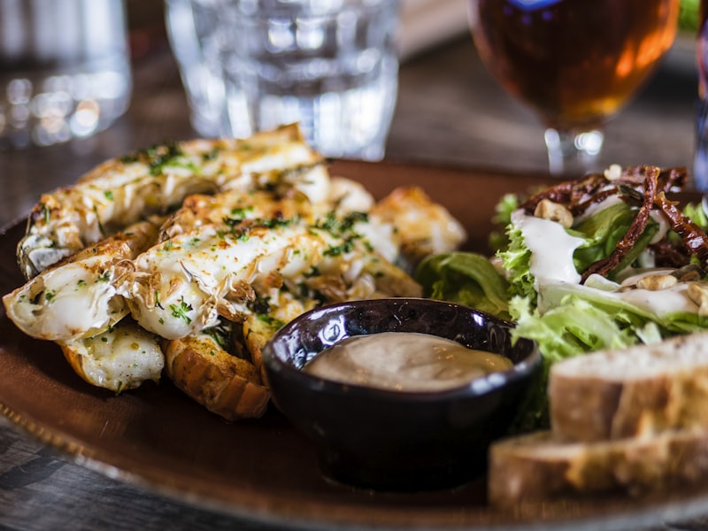 グルメ料理プレゼンテーション